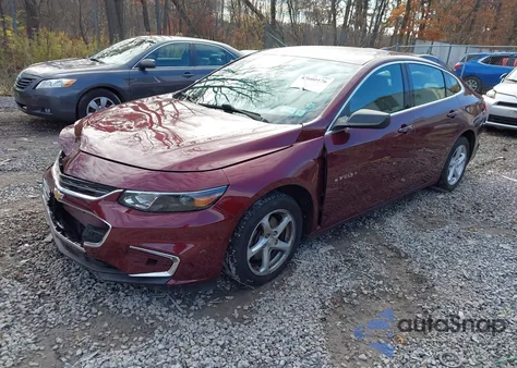 2016 Chevrolet Malibu Ls z USA, uszkodzony, nr VIN 1G1ZB5ST9GF307964